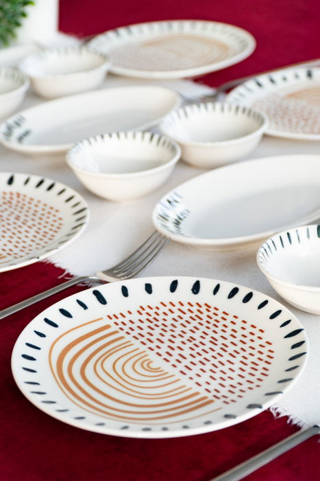 Hermia Set de Desayuno Yakamoz 16 Multicolor
